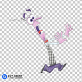 Fear Inside Out Watercolor Clipart PNG Hand Drawn Illustration #2