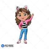 Gabby's Dollhouse Watercolor Clipart PNG Hand Drawn Illustration #2