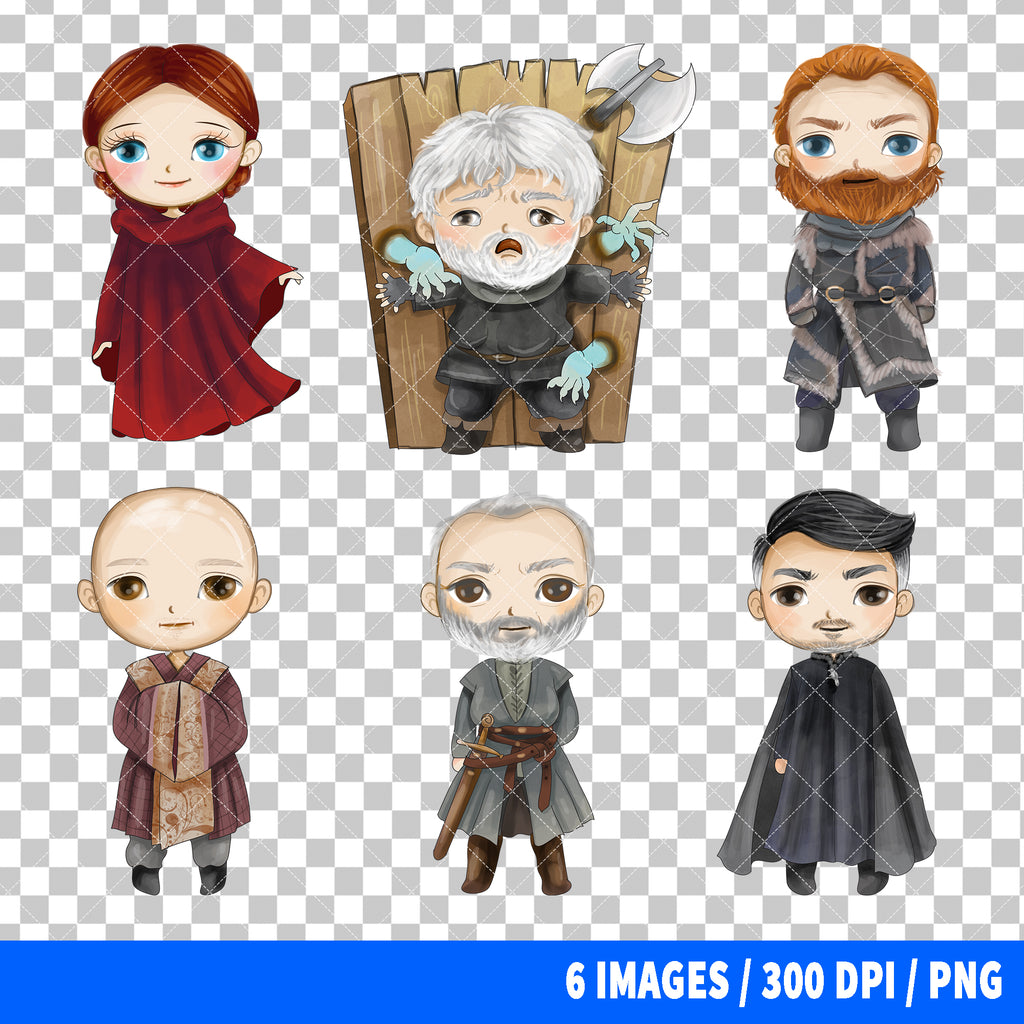 Game Of Thrones Clipart PNG Bundle #4