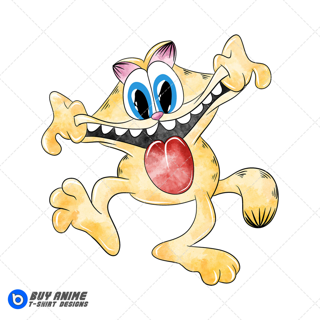 Garfield Watercolor Clipart PNG Hand Drawn Illustration #10