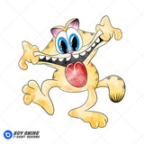 Garfield Watercolor Clipart PNG Hand Drawn Illustration #10