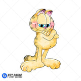 Garfield Watercolor Clipart PNG Hand Drawn Illustration #5