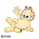 Garfield Watercolor Clipart PNG Hand Drawn Illustration #9