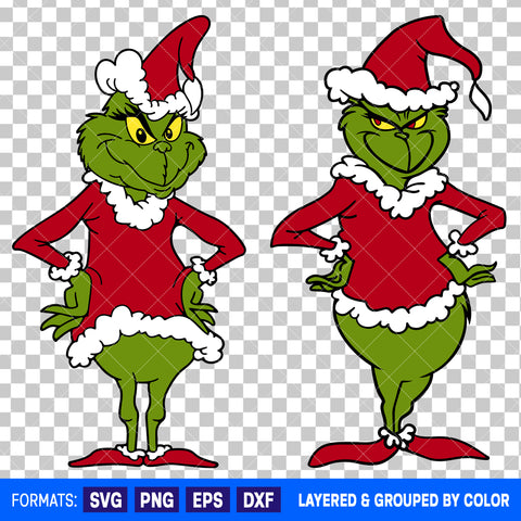 Grinch Christmas Bundle SVG Cut Files for Cricut and Silhouette #2