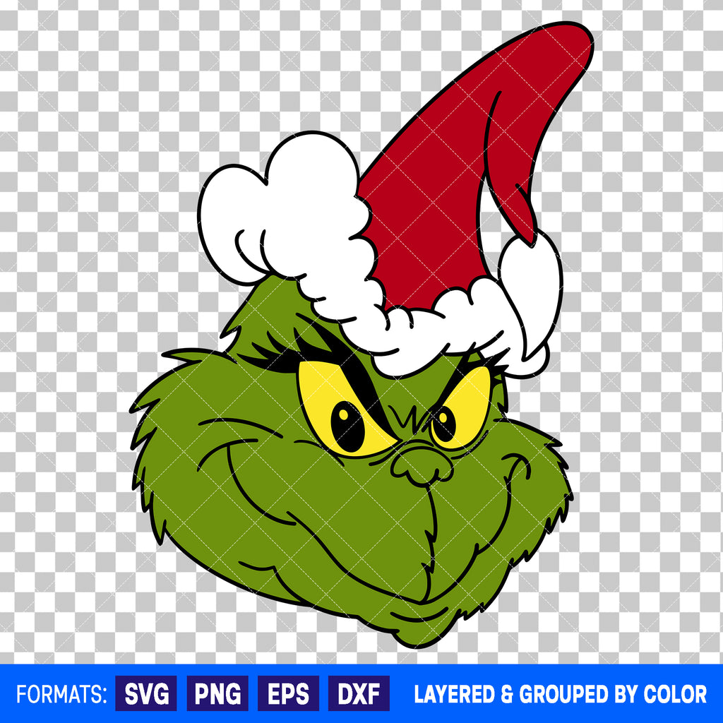 Grinch Christmas SVG Cut File for Cricut and Silhouette #3