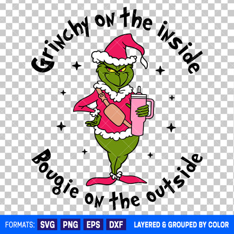 Grinch Christmas SVG Cut File for Cricut and Silhouette #8