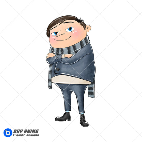 Gru Minions Watercolor Clipart PNG Hand Drawn Illustration