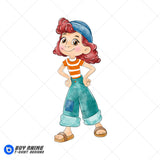 Guilia Luca Watercolor Clipart PNG Hand Drawn Illustration