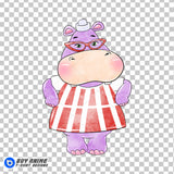 Hallie Doc McStuffins Watercolor Clipart PNG Hand Drawn Illustration