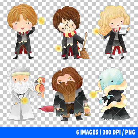 Harry Potter Clipart PNG Bundle #2