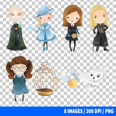 Harry Potter Clipart PNG Bundle #4
