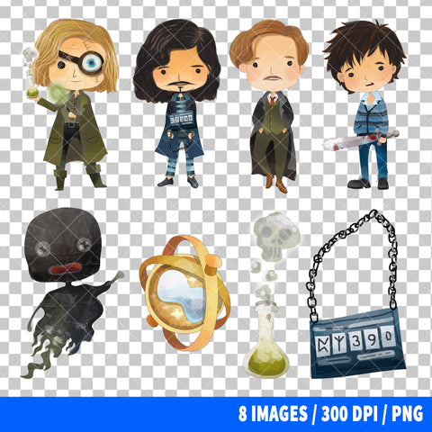Harry Potter Clipart PNG Bundle #5