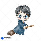 Harry Potter Watercolor Clipart PNG Hand Drawn Illustration #2