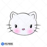 Hello Kitty Watercolor Clipart PNG Hand Drawn Illustration #3