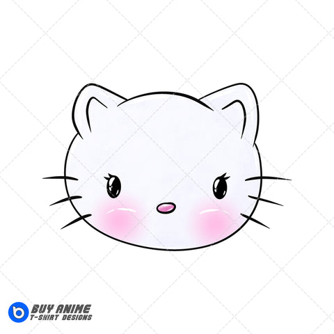 Hello Kitty Watercolor Clipart PNG Hand Drawn Illustration #3