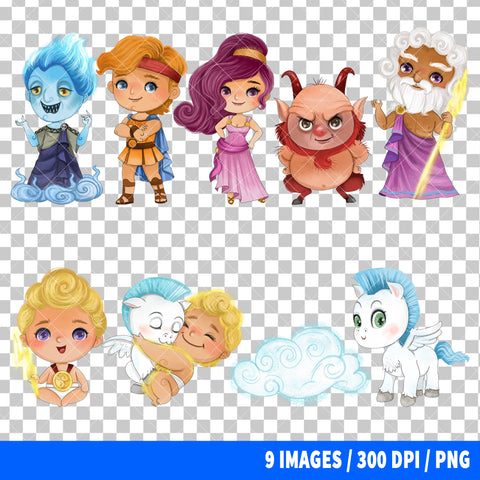 Hercules Clipart PNG Bundle