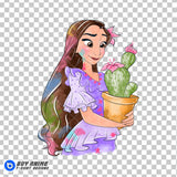 Isabela Encanto Watercolor Clipart PNG Hand Drawn Illustration