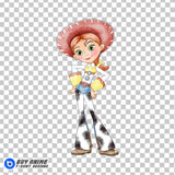 Jessie Toy Story Watercolor Clipart PNG Hand Drawn Illustration