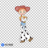 Jessie Toy Story Watercolor Clipart PNG Hand Drawn Illustration #2