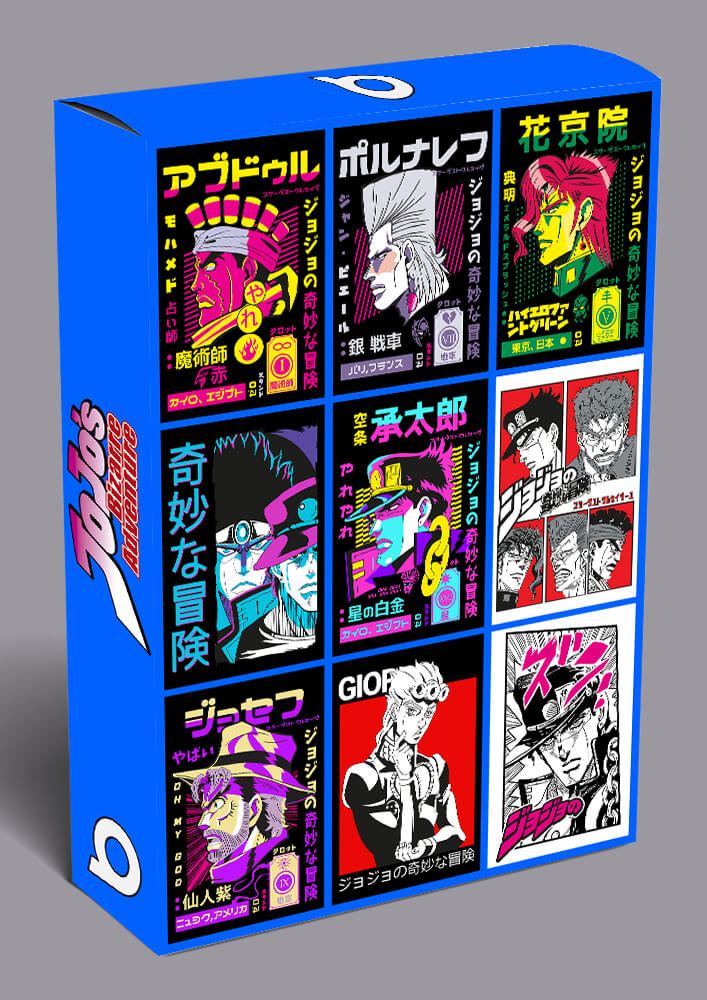 Jojo’s Bizarre Adventure Anime Vector T-shirt Designs Bundle Templates #2