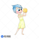 Joy Inside Out Watercolor Clipart PNG Hand Drawn Illustration