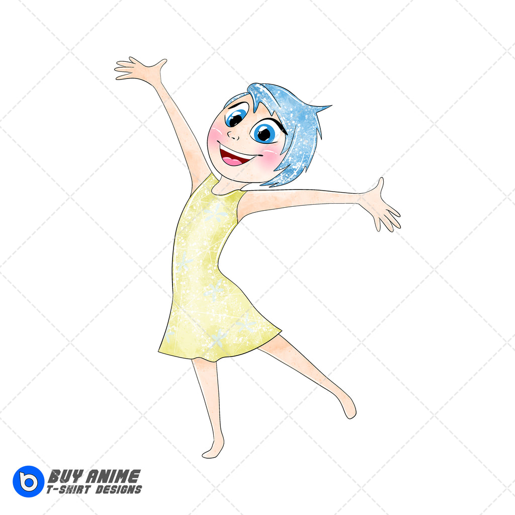 Joy Inside Out Watercolor Clipart PNG Hand Drawn Illustration #2