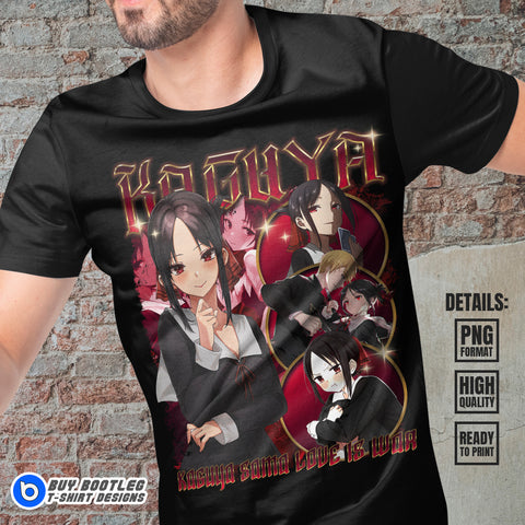 Kaguya Sama Love Is War Anime Bootleg T-shirt Design