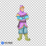 Kristoff Frozen Watercolor Clipart PNG Hand Drawn Illustration #2