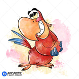Lago Aladdin Watercolor Clipart PNG Hand Drawn Illustration