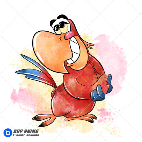 Lago Aladdin Watercolor Clipart PNG Hand Drawn Illustration