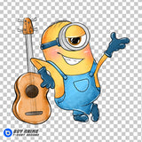 Mel Minion Watercolor Clipart PNG Hand Drawn Illustration