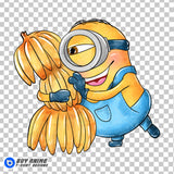 Mel Minion Watercolor Clipart PNG Hand Drawn Illustration #2