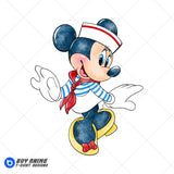 Mickey Mouse Disney Cruise Watercolor Clipart PNG Hand Drawn Illustration