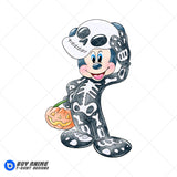 Mickey Mouse Halloween Watercolor Clipart PNG Hand Drawn Illustration #5