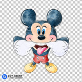 Mickey Mouse Watercolor Clipart PNG Hand Drawn Illustration #2