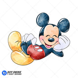 Mickey Mouse Watercolor Clipart PNG Hand Drawn Illustration #6