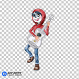 Miguel Coco Watercolor Clipart PNG Hand Drawn Illustration