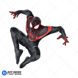 Miles Morales Spiderman Watercolor Clipart PNG Hand Drawn Illustration #2