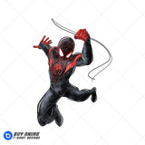 Miles Morales Spiderman Watercolor Clipart PNG Hand Drawn Illustration #4