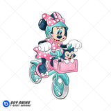 Minnie Mouse Watercolor Clipart PNG Hand Drawn Illustration #12