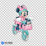 Minnie Mouse Watercolor Clipart PNG Hand Drawn Illustration #12