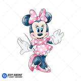 Minnie Mouse Watercolor Clipart PNG Hand Drawn Illustration #3