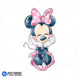 Minnie Mouse Watercolor Clipart PNG Hand Drawn Illustration #5