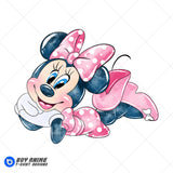 Minnie Mouse Watercolor Clipart PNG Hand Drawn Illustration #7