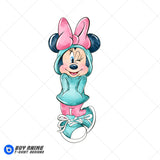 Minnie Mouse Watercolor Clipart PNG Hand Drawn Illustration #9