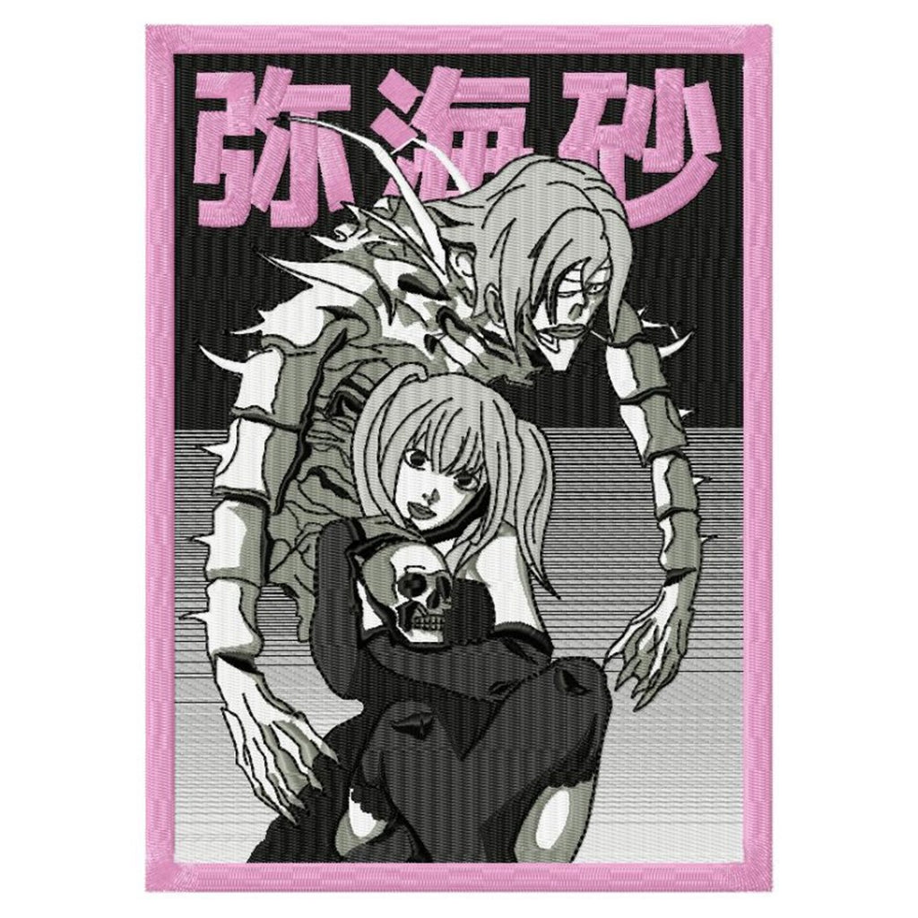 Misa x Rem Death Note Anime Embroidery Design Template