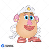 Mrs Potato Head Toy Story Watercolor Clipart PNG Hand Drawn Illustration