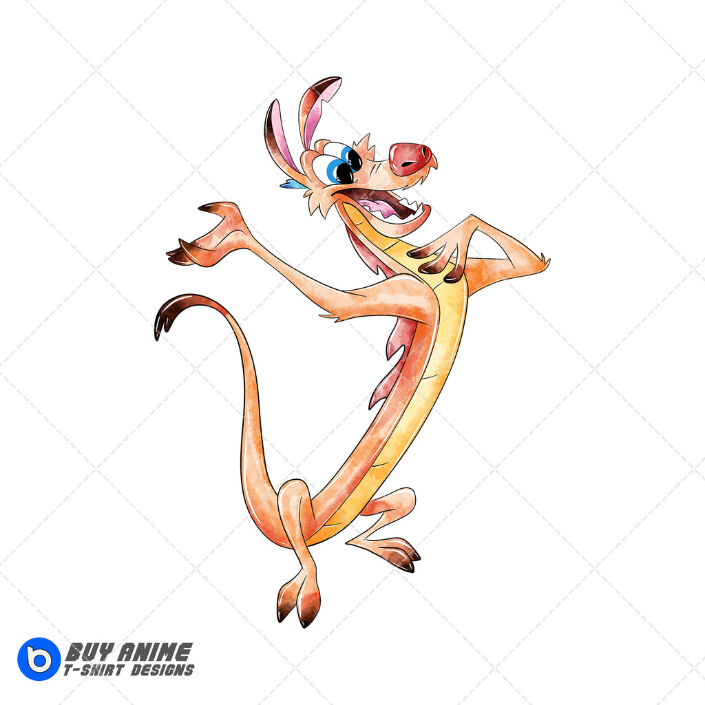 Mushu Mulan Watercolor Clipart PNG Hand Drawn Illustration