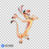 Mushu Mulan Watercolor Clipart PNG Hand Drawn Illustration
