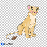 Nala The Lion King Watercolor Clipart PNG Hand Drawn Illustration #2